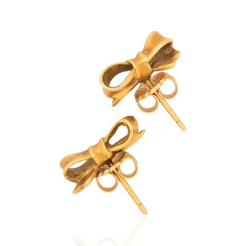 Vintage Bow Stud Earrings, by Angela Cummings