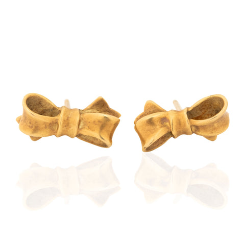 Vintage Bow Stud Earrings, by Angela Cummings