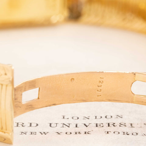 Vintage Bracelet Watch by Cartier France c 1940s
