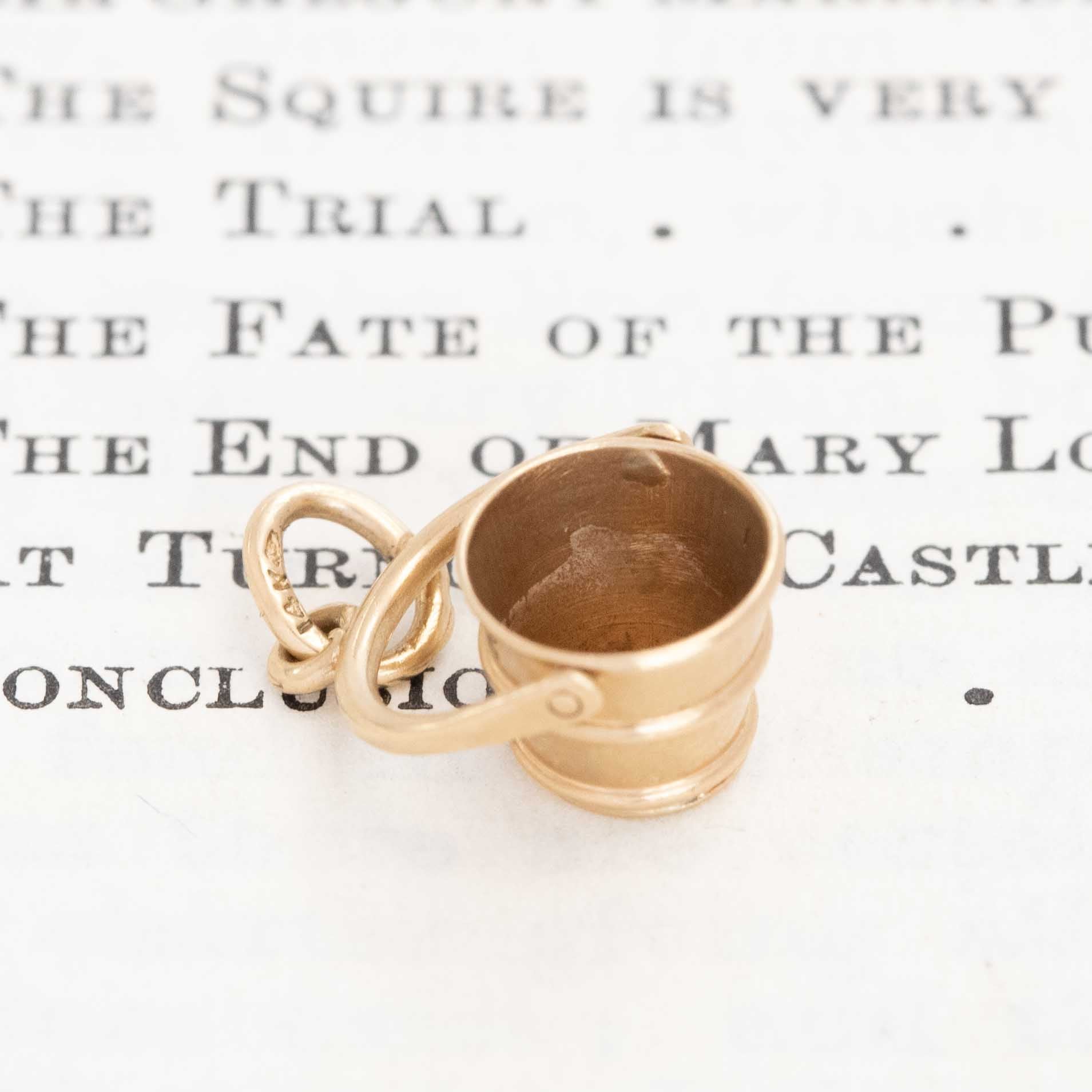 Vintage Bucket Charm