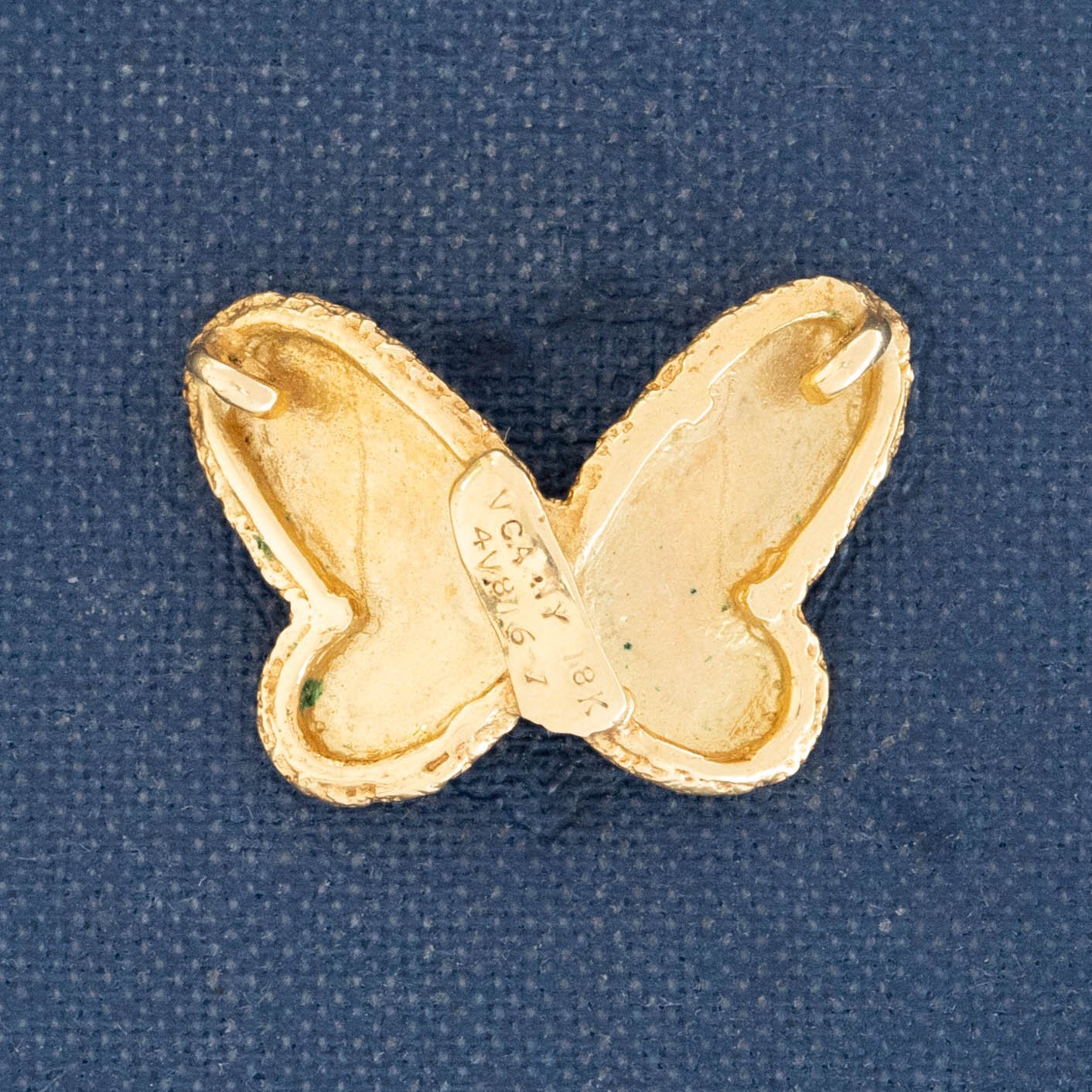 Yellow gold butterfly pendant by Van Cleef and Arpels