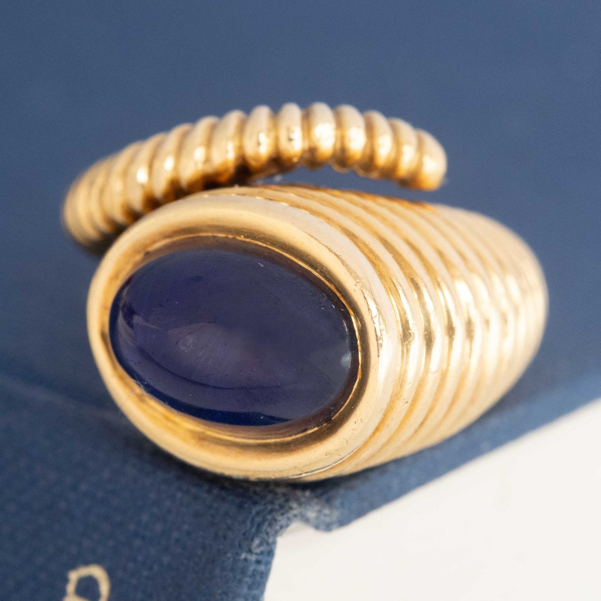 Vintage Cabochon Sapphire Ring, by Cartier Circa 1970s