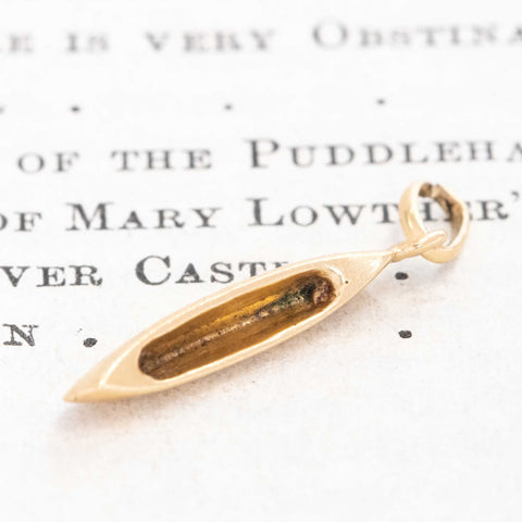 Vintage Canoe Charm