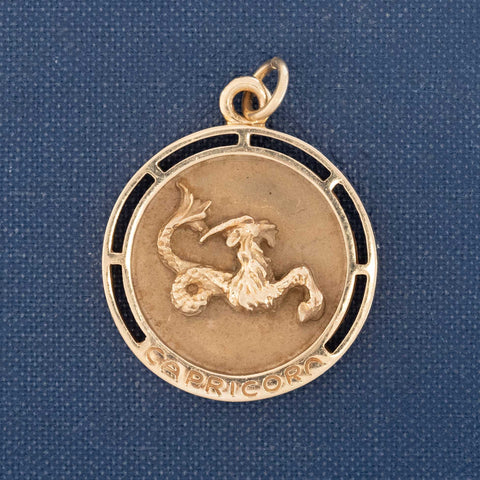 Vintage Capricorn Pendant