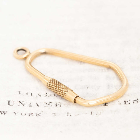 Vintage Carabiner Pendant/Charm Holder