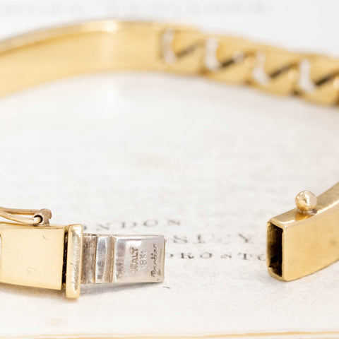 Vintage Chain Linked Bangle by Cartier