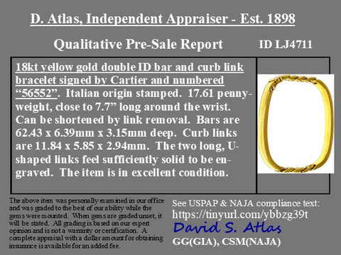 Vintage Chain Linked Bangle by Cartier