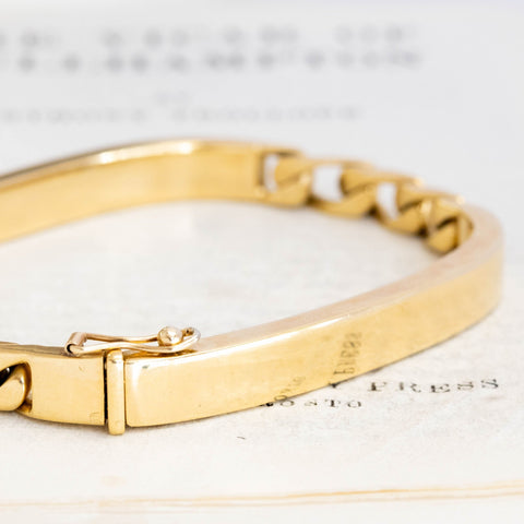 Vintage Chain Linked Bangle by Cartier