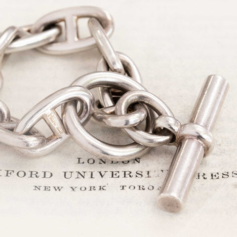 Vintage Chaine D'Ancre Toggle Bracelet by Hermes