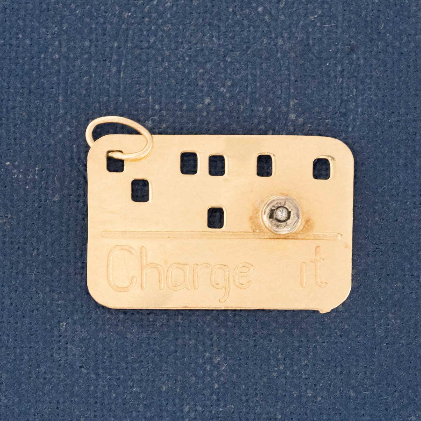 Vintage "Charge It" Credit Card Charm