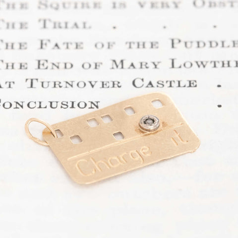 Vintage "Charge It" Credit Card Charm