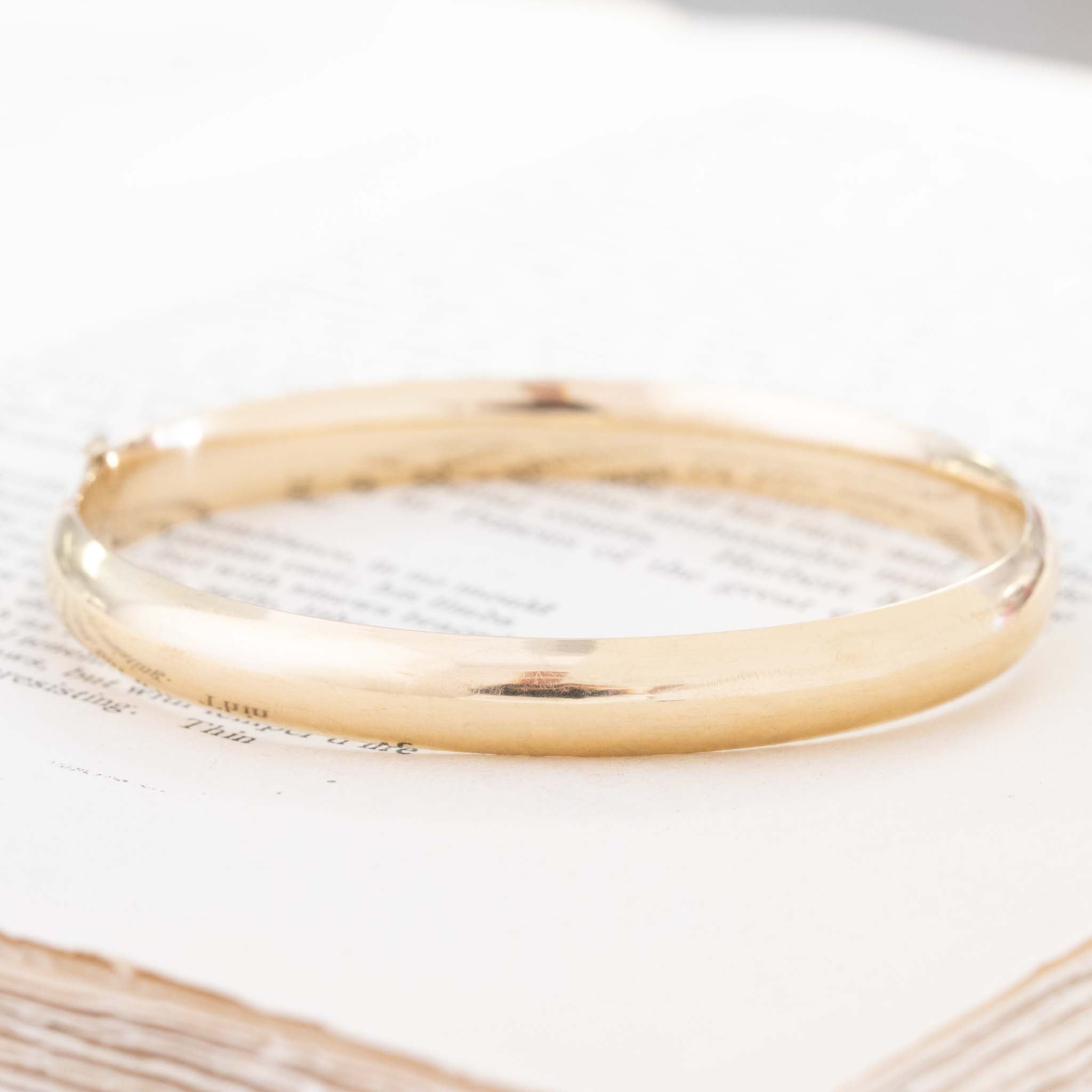 Vintage Chunky Gold Bangle