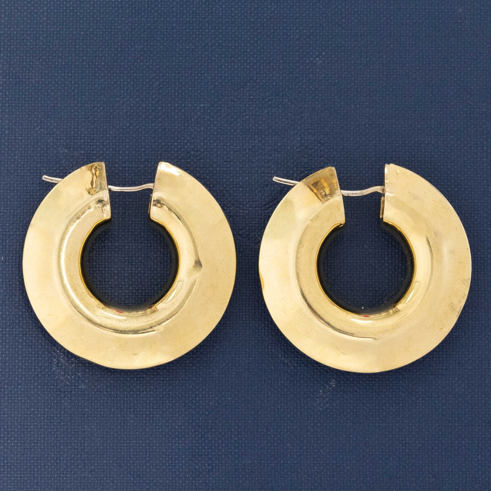 Vintage Chunky Hoop Earrings