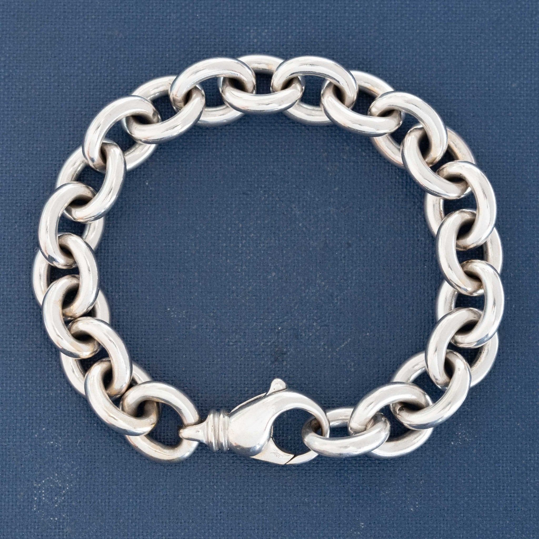 Vintage Chunky Oval Link Bracelet