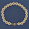 Vintage Circle Link Chain Bracelet, French