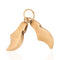 Vintage pair of clogs charm in 14kt yellow gold