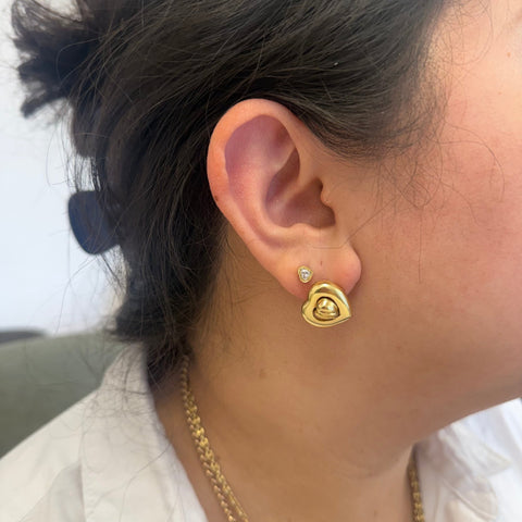 Vintage Convertible Heart Earrings, by Boucheron