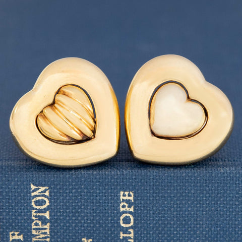 Vintage Convertible Heart Earrings, by Boucheron