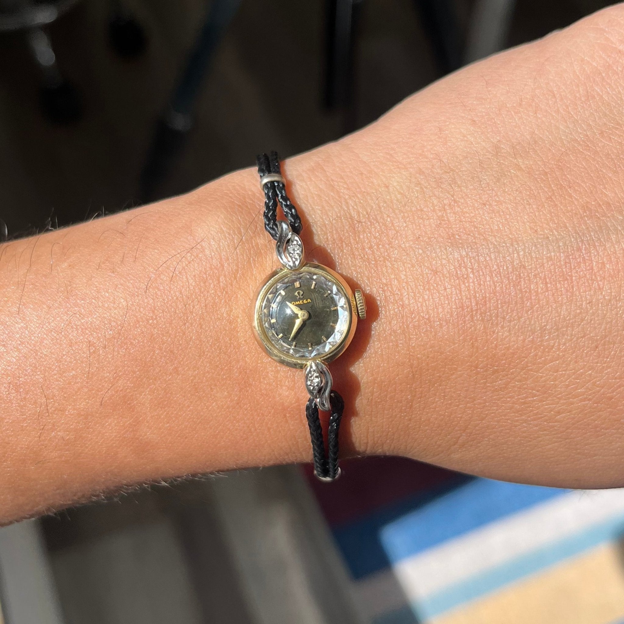 Vintage Corded Ladies Watch, by Omega