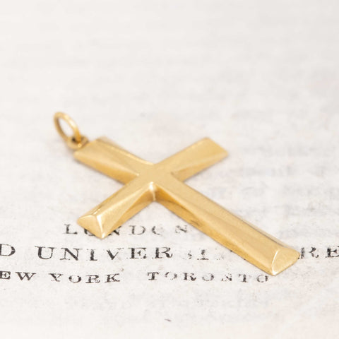 Vintage Cross Pendant by Tiffany and Co
