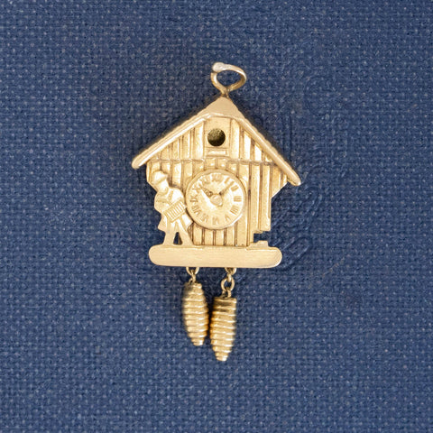Vintage Cuckoo Clock Charm