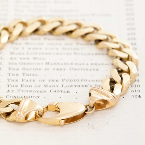 Vintage Curb Link Chain Bracelet