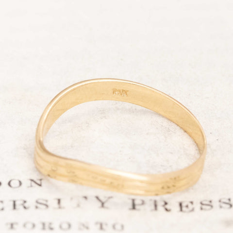 Vintage Curved Band, 2.8mm