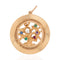 Vintage Tiffany & Co. DEAREST acrostic tree pendant in 14kt yellow gold with diamond, emerald, amethyst, ruby, sapphire and topaz