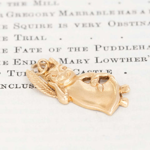 Vintage Devil/Angel Charm
