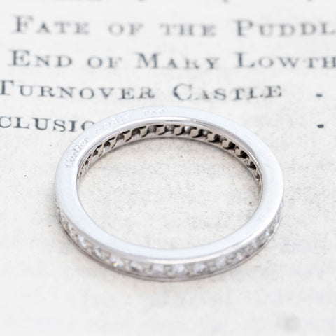 Vintage Diamond "1895" Eternity Band, by Cartier
