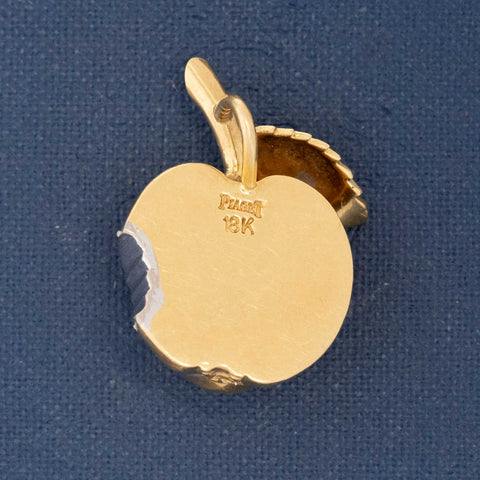RARE Vintage Diamond Apple Pendant, by Piaget