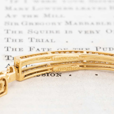 Vintage Diamond "BABY" Bracelet, by Hammerman