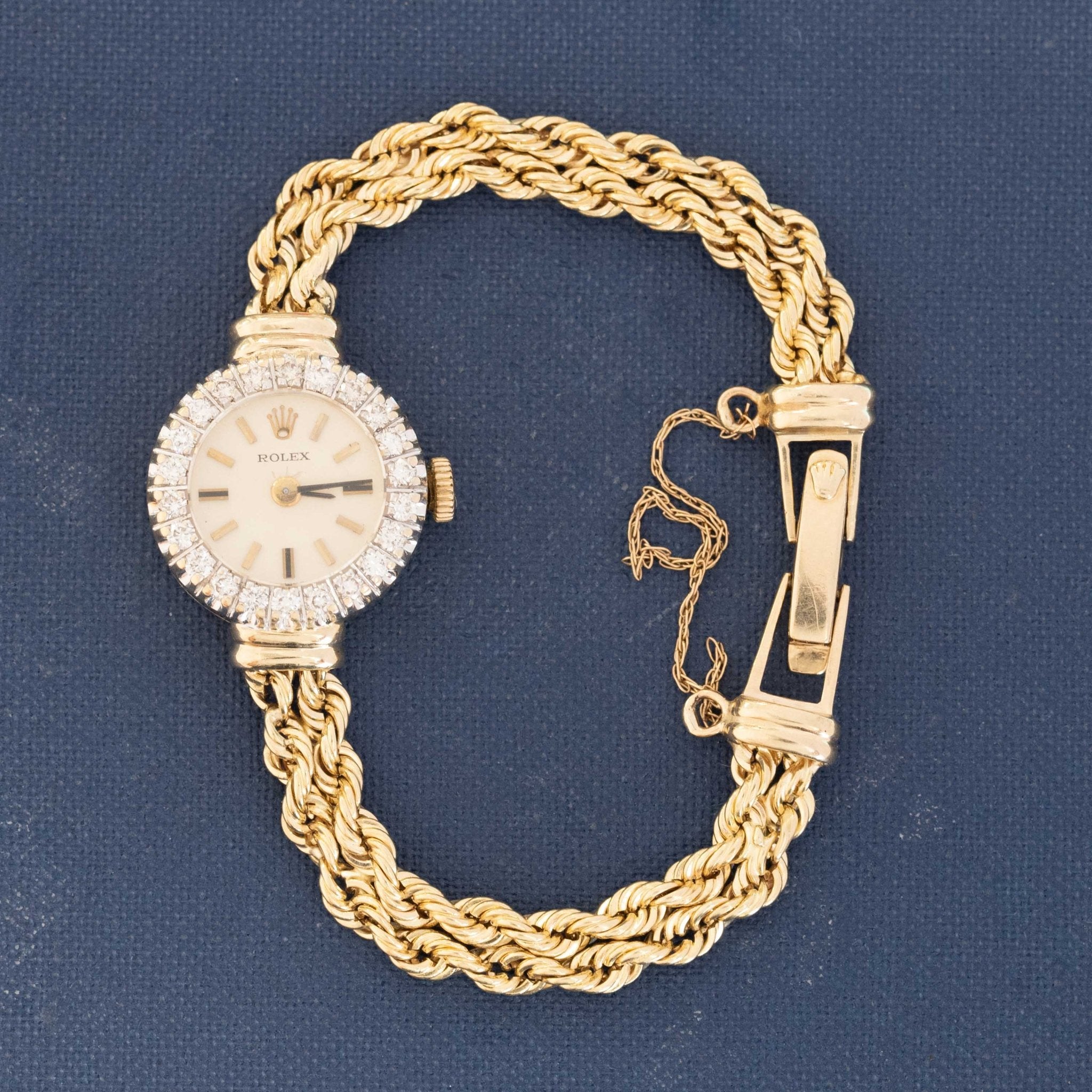 Vintage Diamond Bezel Ladies Watch by Rolex