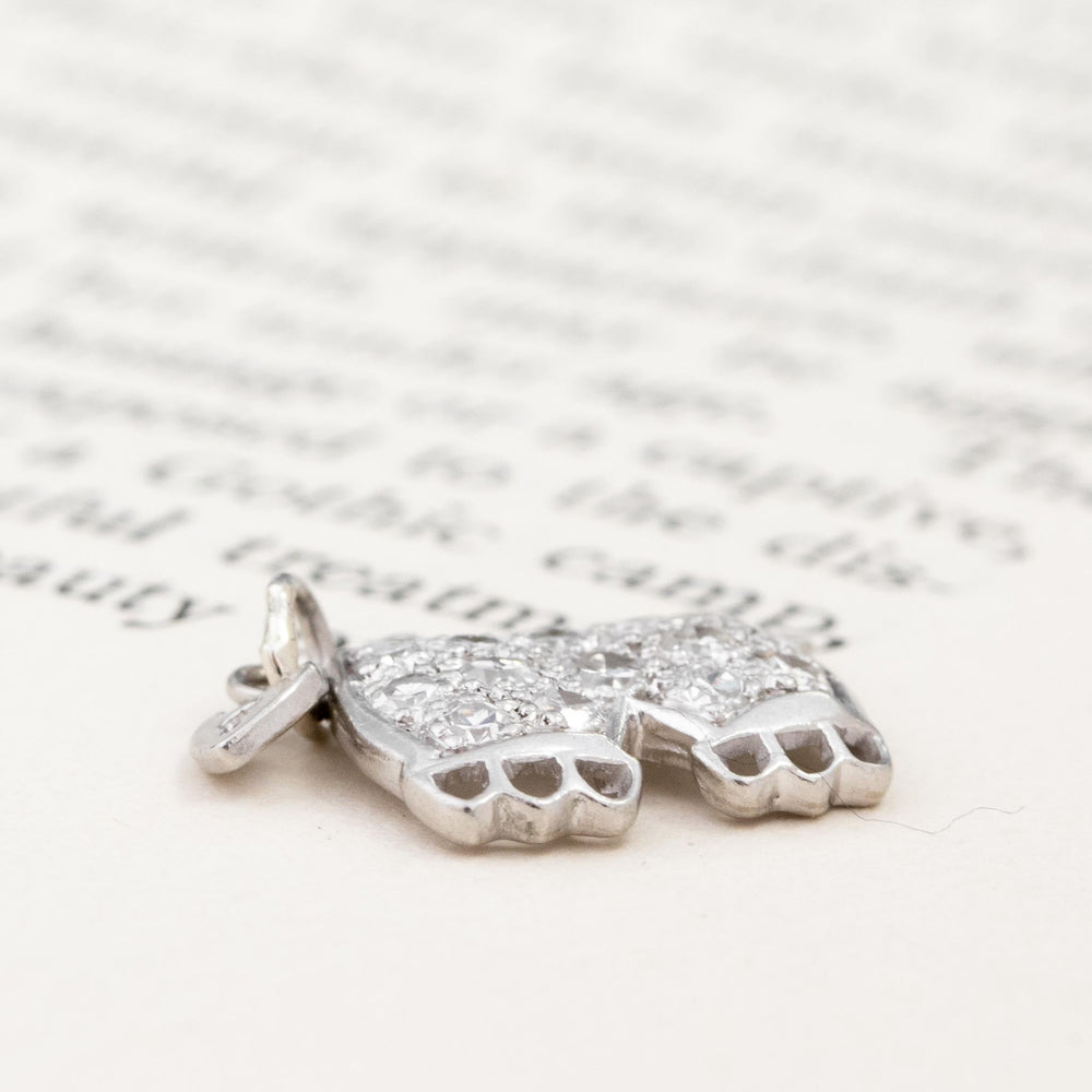 Vintage Diamond Bloomers Pendant/Charm
