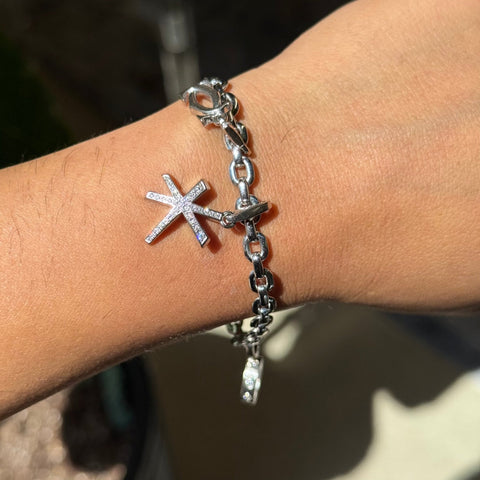 Vintage Diamond Charm Bracelet, by Cartier