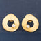 Vintage Diamond Disc Earrings by Dinh Van