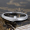 Vintage Diamond Dot Wedding Band