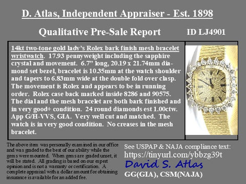 Vintage Diamond Dress Watch, by Rolex