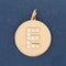 Vintage Diamond "E" Letter Pendant
