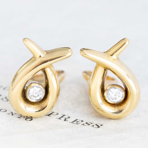 Vintage Diamond Earrings by Asprey of London