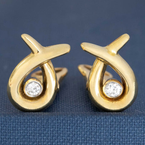 Vintage Diamond Earrings by Asprey of London
