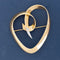 Tiffany & Co Picasso open heart brooch with diamond accent
