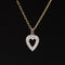 Vintage Diamond Heart Charm/Pendant