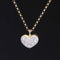 Vintage Diamond Heart Cluster Necklace