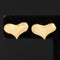 Vintage Diamond Heart Stud Earrings by Angela Cummings