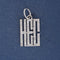 Vintage Diamond "HEC" Letter Initials Charm