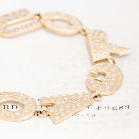 Vintage Diamond I Love You Bracelet