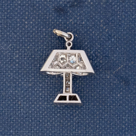Vintage Diamond Lamp Charm