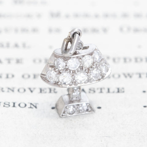 Vintage Diamond Lamp Charm