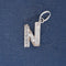 Vintage Diamond N Letter Charm
